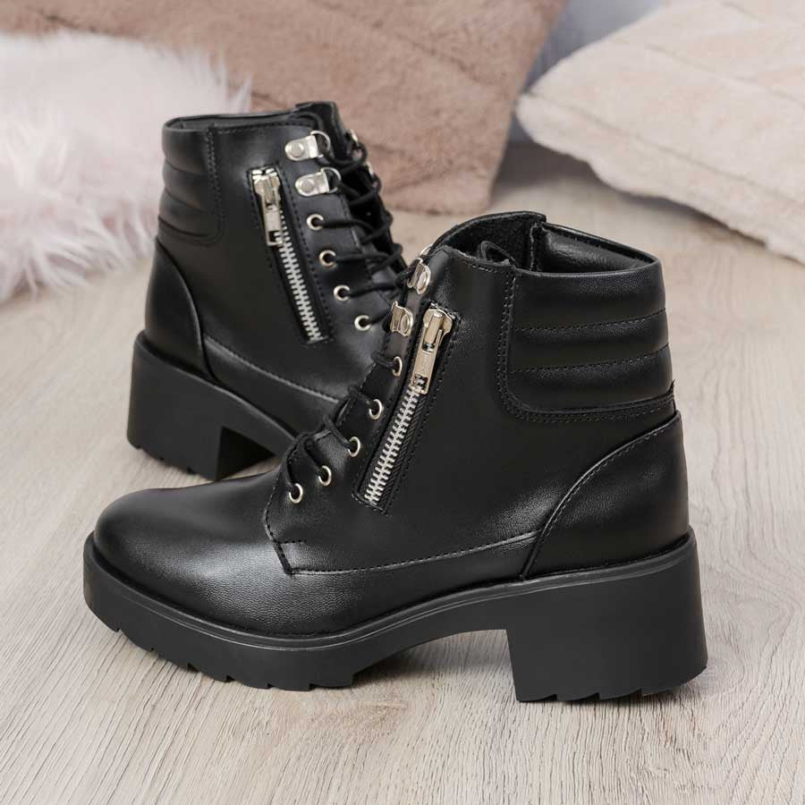 Cuero Modelo De Botines Para Mujer BOTINES PARA MUJER LUISA CUERO MIEL