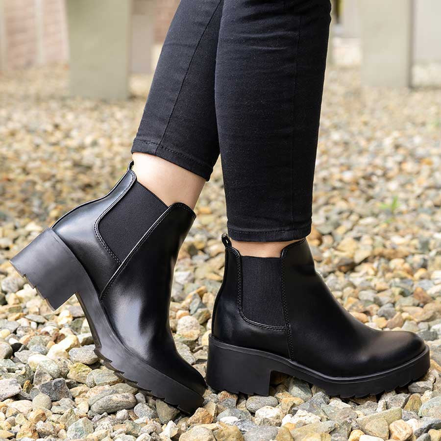 Tacón Bajo Botines Clasicos Mujer VVNN Botines Clásicos Tacón Bajo